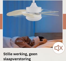 Plafondventilator met Verlichting - 6 Standen en Timer - Incl. Afstandbediening - Winter en Zomer Functie - Stil - Slaapkamer - Woonkamer - E27 fitting - Plafond Ventilator - Donkerbruin — thumbnail 3