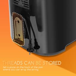 Aigostar Cube Smart - Airfryer XXL - Heteluchtfriteuse - 7 Liter - App Connect - 1900W - 360 Graden Hete Lucht Circulatie - 7 in 1 kookfuncties - Zwart — thumbnail 3