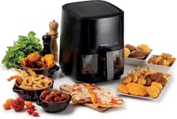 Ariete 4626/00 Air Fryer XXL Heteluchtfriteuse - 1300W - 6 liter - Digital Touchscreen - 8 Automatische Programma's- zwart — thumbnail 4