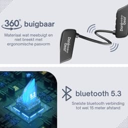 DoréGear® Audio - Bone Conduction Headphone - Open Ear Koptelefoon - 16 GB Interne Geheugenkaart - Sporthoofdtelefoon - Sport oordopjes - Draadloos - Waterbestendig - Met Case — thumbnail 4