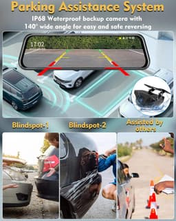 Dual Dashcam - Dashcam Voor en Achter - Auto Camera Dashcam - Dashcam Auto - Dual Dashcam voor Auto — thumbnail 3