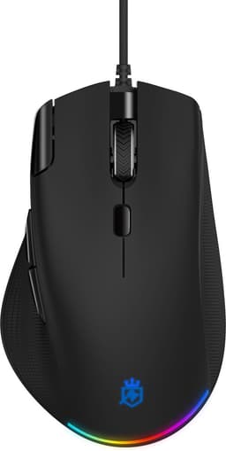 Phreeze Gaming Muis met Rapid Fire Knop - USB Game Mouse - RGB - Macro Computermuis - Voor RPG, FPS, MMORPG, MMOBA Games — thumbnail 1