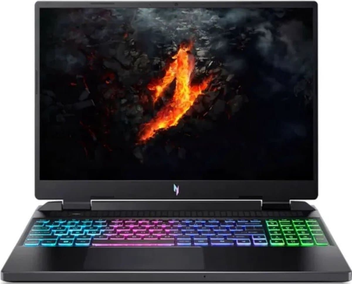 Acer Nitro 16 AN16-42-R6MN - Laptop 16" WQXGA - AMD Ryzen 7 8845HS - NVIDIA GeForce RTX 4070 - 32 GB DDR5 - 2 TB SSD - Windows 11 Home - QWERTY - zwart — afbeelding 1