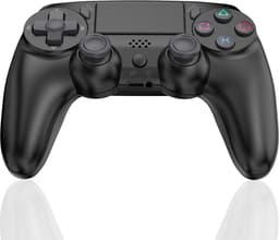 Ntech PS4 Controller Geschikt voor PS4 en PS3 - ps4 game controller Draadloos P47 - Zwart - Audio Jack Input - Touch Sensor - Dual Trilmotoren Draadloze Controller — thumbnail 1