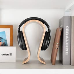 Koptelefoon Houder - Houten Koptelefoonhouder - Universele - Standaard voor koptelefoon - Luxe Headset Stand Universeel - Premium - Ergonomische Holder voor gaming headset — thumbnail 5