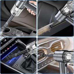 HandstofzuigerAuto - Draadloos - 12000Pa - Draagbaar - Voor Thuis en Auto — thumbnail 5