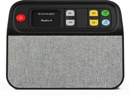 Dementie Radio - DAB+/FM - Simpele Bediening - Speciaal voor Iemand met Dementie - Aanpasbaar bedieningspaneel - Zwart — thumbnail 1