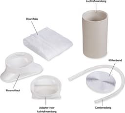 MEDION Smart Mobiele Airco P1002 (10000 BTU, 3-in-1, Koelen, Ontvochtigen, Ventileren, tot 34m², incl. Raamafdichtingskit, voor Slaapkamer en Woonkamer, WiFi, App-Functie, Afstandsbediening, MD 37733) — thumbnail 3