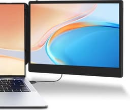 Alpha Pro Dual Portable Monitor 14 Inch Full HD USB-C - Inclusief Draagtas - Plug en Play - Draagbare monitor - Draagbaar scherm - USB Monitor — thumbnail 1