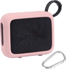 Beschermhoes geschikt voor JBL Go 4 Bluetooth Speaker - Meerdere Kleuren - Schokbestendig - Krasbestendig - Siliconen - Hoesje - Case - Bescherming - Roze — thumbnail 1
