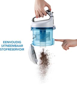 DOMO DO7286S Stofzakloze stofzuiger - 1,5 L - 700 W - wit/blauw — thumbnail 5