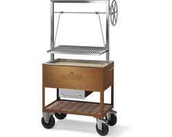 Caveman Grill 'Classic' - Argentijnse Grill - Santa Maria Grill - Barbecue - Houtvuur & Houtskool - Verstelbaar rooster - Vrijstaand - Dutch Design