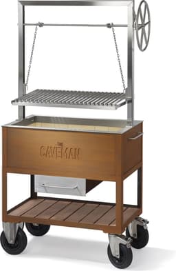 Caveman Grill 'Classic' - Argentijnse Grill - Santa Maria Grill - Barbecue - Houtvuur & Houtskool - Verstelbaar rooster - Vrijstaand - Dutch Design — thumbnail 1