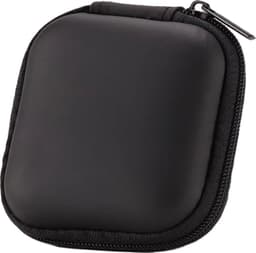 Oortjes Opberg Hoesje | Case | Etui | Organizer | Voor Het Opbergen Van Oordopjes En Laadkabels | Opbergen Van Sleutels | USB | ZWART — thumbnail 1