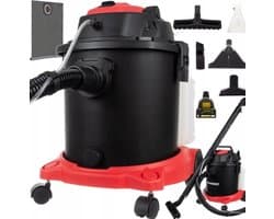 Ariko Industriële Was stofzuiger 1600W - 3 In 1 Tapijtreiniger - 20 Liter - Was & Blaasfunctie - 6 Mondstukken - 5.5 Liter Schoonwater 3.5 Liter Wasmiddelreservoir