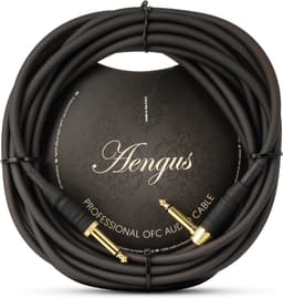 Áengus Gitaarkabel UltraFlex Instrumentkabel - 6.35mm mono jack plug haaks/recht - 5 meter — thumbnail 1