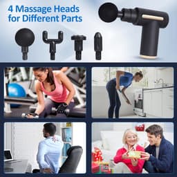 Massage gun - Massage apparaat - Professioneel - Massagegun - Must have voor iedereen! — thumbnail 2