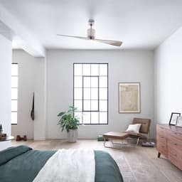 Plafondventilator met verlichting - Ferron - 60in / 152cm fan - gepolijst nikkel — thumbnail 5