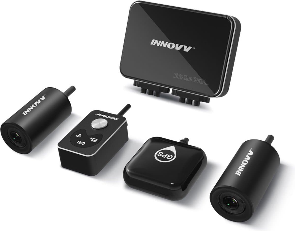 Innovv K7 2CH Dual Wifi GPS 2K Motor dashcam — afbeelding 1