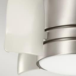 Plafondventilator met verlichting - Terna - 15in / 38cm ventilator - geborsteld nikkel — thumbnail 3