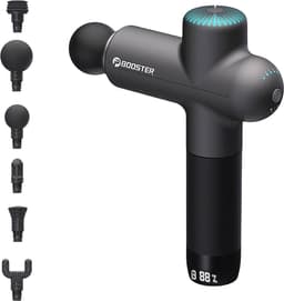 Booster Lightning Massage Gun - Massage apparaat - Koffer - 6 Opzetstukken - Smart Massage — thumbnail 2