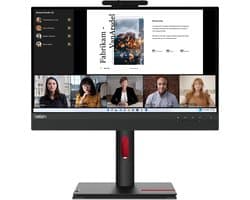 Lenovo ThinkCentre Tiny-In-One 22 LED display 54,6 cm (21.5") 1920 x 1080 Pixels Full HD Zwart
