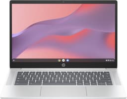 HP Chromebook 14a-nf0920nd Intel® N N200 35,6 cm (14") Full HD 8 GB LPDDR5-SDRAM 128 GB eUFS Wi-Fi 6E (802.11ax) ChromeOS Zilver — thumbnail 1
