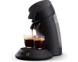 Philips Senseo Original Plus Koffiepadmachine CSA210/22 - Keuze uit 1 of 2 Kopjes - Instelbare Intensiteit - Automatische Uitschakeling - Zwart