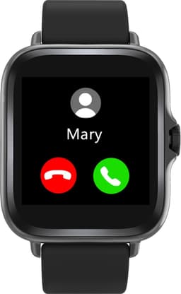 Denver Smartwatch Dames & Heren - Android & iOS - Volledige Belfunctie - Sporthorloge - Hartslagmeter - Stappenteller - Slaapmonitor - Social Media Activiteit - SWC156 - Zwart — thumbnail 2