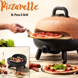Pizzarette Outdoor - Pizzaoven - gas - pizza steen - extra grillplaat voor grillen - 400°C - gasslang - pizzaschep - digitale thermometer — thumbnail 3