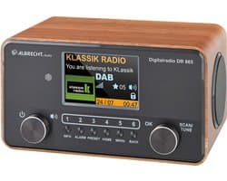 Albrecht DR 865 Senior  - Radio - De gebruiksvriendelijke radio - DAB+ - FM - Bluetooth