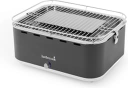 Barbecook Carlo - Tafel BBQ - Houtskool BBQ barbecue - Incl. Draagtas - Urban Grey - 44 x 33 x 21cm — thumbnail 1