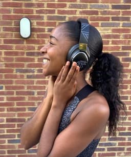 PowerLocus MoonFly Koptelefoon Over-Ear met Passief Noise Cancelling, Draadloze Hoofdtelefoon, Voice Assistant Activation - Zwart/Grijs — thumbnail 4