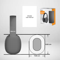 Denver Bluetooth Koptelefoon - Over Ear - Draadloos - Handsfree Bellen - BTH252 — thumbnail 5