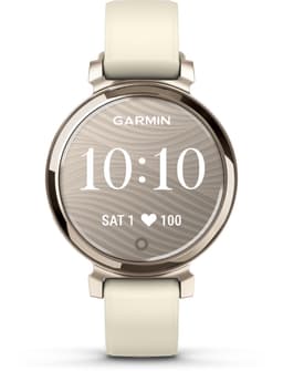 Garmin - Lily 2 Cream Gold met Coconut siliconen band — thumbnail 1