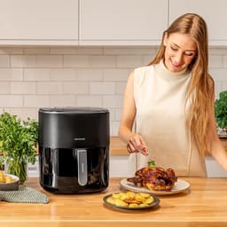 Cecotec Heißluftfritteuse ohne Öl 6,5L Cecofry Fantastik 6500. 1700W, PerfectCook-Technologie, 12 Kochmodi, Touchscreen, Temperatur einstellbar 80-200ºC, Kochzeit bis zu 60 min, Überhitzungsschutz — thumbnail 3