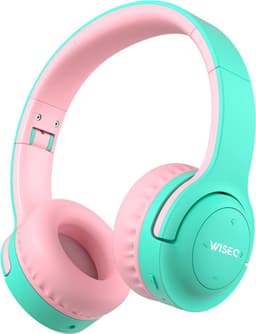WiseQ HERO Kinderkoptelefoon – Koptelefoon Kids Meisje – Draadloze Bluetooth Hoofdtelefoon met 13dB Demping – 38u Bluetooth – Roze - Unicorn/Bubblegum — thumbnail 1