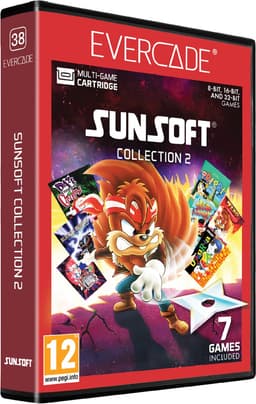 Evercade - Sunsoft - cartridge 2 (7 games) — thumbnail 1