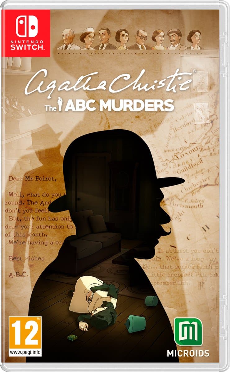 Agatha Christie: The ABC Murders -Nintendo Switch (Code in a Box) — afbeelding 1