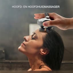 Pro Scalp Massager - Hoofdhuid Massager - Elektrisch Hoofd Massager met 3 Knedende Modi en 4 Vervangende Massagekoppen - Draagbaar Handheld IPX7 Waterdicht Hoofd Massager voor Haargroei en Lichaamsontspanning — thumbnail 3