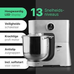 Mixer met Mengkom - Mixer met Kom - Mixer met Mengkom Keukenmachine - Mixer Keukenmachine — thumbnail 3