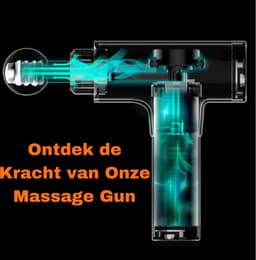 iSWISS Massage Gun - Sport en Relax Massageapparaat - Krachtig en Draadloos - Extra Opzetstukken — thumbnail 2
