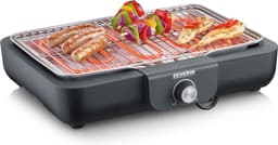 Severin PG 8554 - Electrische Tafel BBQ Grill - 2300 W - 230 °C - Grillrooster - Zwart Roestvrijstaal — thumbnail 2