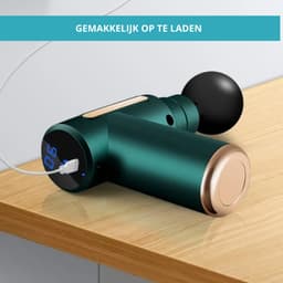 Fascia Massage Gun – Draadloos Massage Pistool – Diverse Opzetstukken – Mini – Lichtgewicht - Spier Ontspanning – Professioneel Massage Apparatuur – Verlichting van Pijn en Ongemak – Gericht op Nek en Cervicale Wervelkolom — thumbnail 5