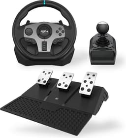 PXN - V9 - Race Stuur - Met Pedalen en Shifter - 270/900°- Game Stuur - Geschikt voor - PS4 - Xbox One - PC - Xbox Series X|S - PS3 - Met App — thumbnail 5