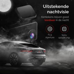 RedTiger F17 Dashcam voor auto - Ultra 4K & 1080P & 1080P– Voor en Achter Camera – Binnenkant camera - 2025 Model - WiFi en GPS – 3.0 Inch met App - Sony Sensor - Dashcams - Parkeerbewaking - G Sensor - Loop opname - Sony Starvis 2 sensor — thumbnail 4