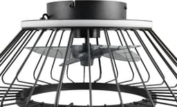 REALITY KARLSBORG - Ventilator - Zwart mat - incl. 1x SMD 30W — thumbnail 2