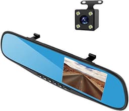 Dual dashcam - Dashcam voor en achter - Auto camera dashcam - Dashcam auto - Dual dashcam voor auto - Zwart — thumbnail 1