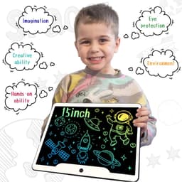 Lcd-schrijftablet, 15-inch Elektronische Grafische Tablets Doodle-pads Digitale Ewriter, Draagbare Tekentafel Voor Kinderen En Volwassenen Thuis, Schoolkantoor Zakelijk Handschriftblok — thumbnail 2
