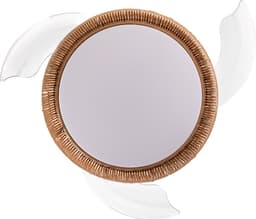 CREATE - Plafondventilator met Stil Licht 40W Ø107 cm - Rieten Afwerking - WIND CLEAR RATTAN — thumbnail 3